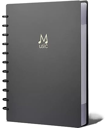 dossier Classeur de partitions A4 Classeur à feuilles mobiles Non réfléchissant Modifiable Insert Transparent Classeur de partition Album Musique Dépliage Livret de stockage Trieur de cartons (Color