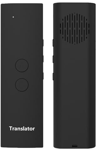 Dispositivo traductor inteligente de idiomas, traductor instantáneo multilingüe en tiempo real, traductor electrónico de voz/texto Bluetooth de bolsillo, compatible con 28 idiomas para aprender,