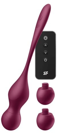 Satisfyer Love Birds Vary Connect App | Allenamento intensivo del Pavimento Pelvico e Vibrazioni | Palline Vaginali | Impermeabili (IPX7) Palline di Kegel | Silicone di alta Qualità
