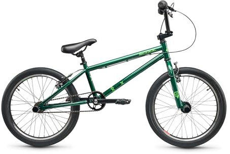 S’COOL XtriX Vélo BMX 20 pouces pour enfants et adolescents – Vélo de stunt pour skatepark et route – robuste, stylé, rotor 360°, cale-pieds – idéal pour les tricks et les débutants