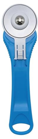 Cortador de rodillo para tejidos | Herramienta de corte de tela, rueda de corte para tela con mango ergonómico, cortador giratorio de 45 mm para tela, , manualidades, acolchado