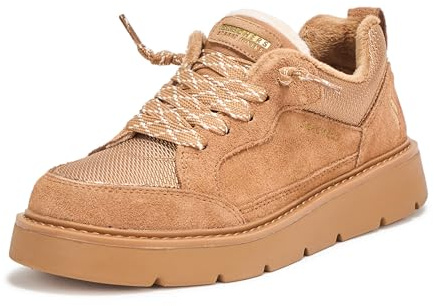 Skechers Women's Keepsakes Cozy - Street Hiker, Classic lace up, Chestnut, 6M
