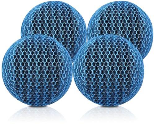 SGZIOO 4 Pezzi 3D Spugna Assorbente per Olio, Assorbitore di Schiuma per Vasca Idromassaggio Riutilizzabile, Spugna Assorbente per Olio, per Vasca Idromassaggio Spa Idromassaggio, Piscina