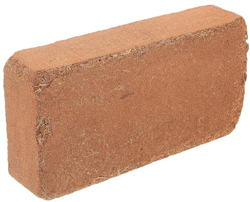 SOIMISS Bloc de Tourbe Compressée Organique 650G pour Plantation de Fleurs et Légumes, Terreau Nutritif en Fibre Végétale, Sol Naturel pour Semis Intérieur et Extérieur, Jardinage et