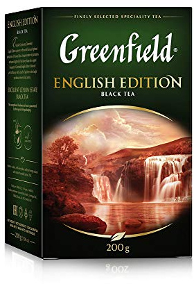 GREENFIELD ENGLISH EDITION Schwarztee lose 200g