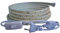 Ahorraluz 220 V, 2835, 120 LEDs/m, hohe Lichtstärke, mit Schalter, wasserdicht, kalt/neutral, wasserdicht, IP67 Streifen (warmweiß, 0,5 m), 5,5 W, 5