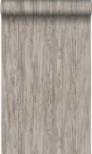 Origin papier peint imitation bois marron clair 53 cm x 10.05 m Wallcoverings