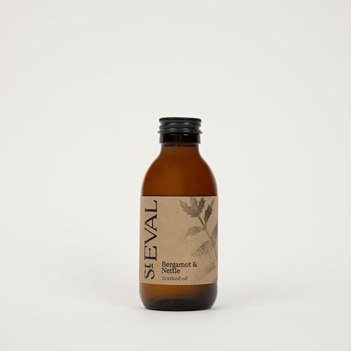 St Eval Bergamot & Nettle Reed Diffuser Refill, 150ml, Lasts Up to 3 Months | Lively, Zesty and Warm for a Sunny Disposition | Top Up Your Reed Diffuser | Made in Cornwall | B Corp Certified