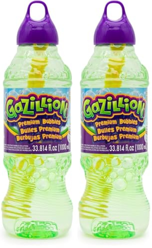 Gazillion Bubbles- Soluzione a Bolle, 1 l, 35409 (Confezione da 2)