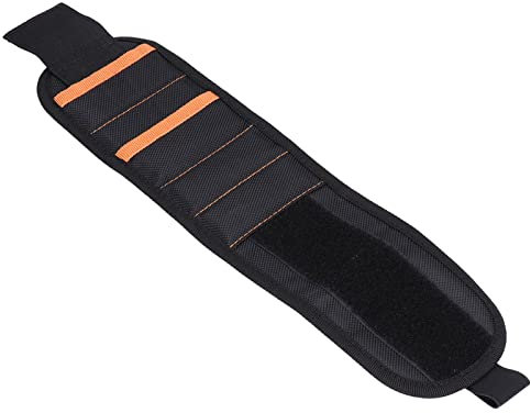 Polyester-Schraube, Magnetisch, Magnetisch, Polyester, Magnetisch, Armband, Atmungsaktiv, Langlebig, Magnet, Elektriker-Handgelenk, Werkzeuggürtel