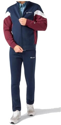 Champion Sudadera Legacy para hombre, azul, XS