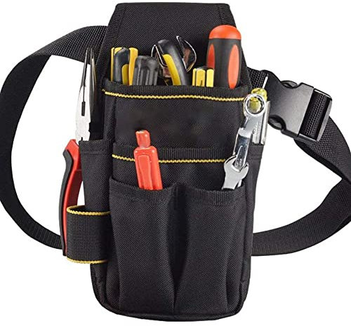 Borsa da cintura porta attrezzi hardware,Marsupio da Elettricista Carpentiere Lavori Tecnici,asca porta attrezzi Piccola Marsupio Borsa Degli Attrezzi in Tela Oxford