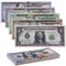 Prop Money, ZoneYan Spielgeld Dollar Scheine, Spielgeld Kinder, Spielgeld Münzen, Dollar Money to Play, 100* Copy Money Cash Film Play Toy Set(20 x 1$,10$,20$,50$,100$) (Mehrfarbig)