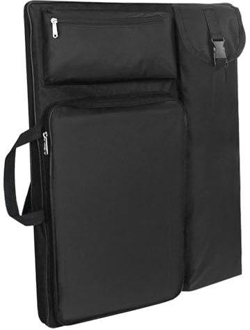 Ceprznvey Borsa portaoggetti per lavagna da disegno, zaino per pittura e pittura, grande capacità, panno impermeabile, borsa portatile, per pittura, viaggi, 700 g