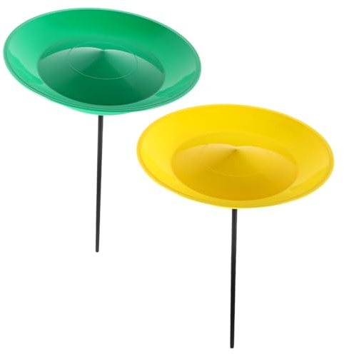 SOPOTUTU 2 pièces Set de Jonglage Assiettes Rotatives avec Bâtons pour Performances de et Jeux