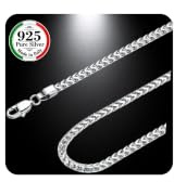 QUADRI - Kette Damen und Herren Silber 925 - Geschenkidee - Made in Italy