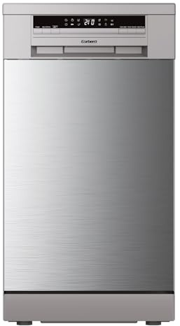 Corberó - Lavavajillas Plus 45 cm | CLVG456X | 9 cubiertos | 6 programas | 4 Temperaturas | Display Led | Función Turbo Secado | Zona Dual | Inicio Diferido | Compatible con tablets 3 en 1 | Inox