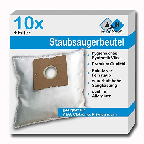 10 Staubsaugerbeutel geeignet für KHG BS 800 MT