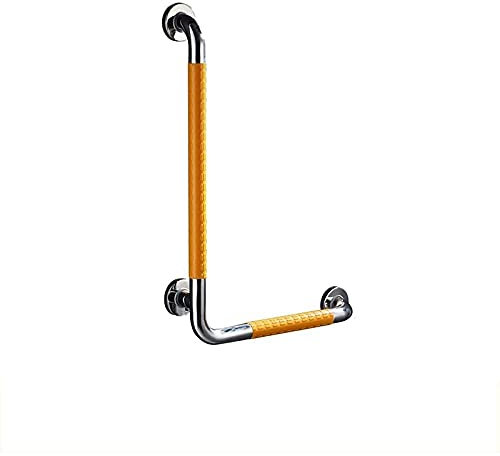 HDGRNCC Badezimmer-Haltegriffe, L-förmiger Wannengriff, Rechtwinkliger Chrom-Edelstahl-Haltegriff, rutschfeste Handhalterung Für Das Badezimmer, Duschgriff