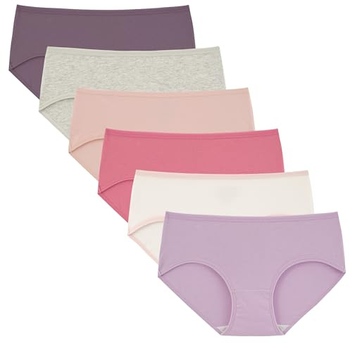 INNERSY Teen Girls Knickers Teenager Pants for Age 10-16 Years Multipack 6