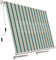 SAN GIORGIO Tenda da Sole a Caduta 300x250cm Bracci Regolabili Tessuto Impermeabile Esterno