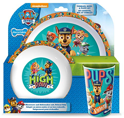 Paw Patrol Tumbler, Bowl And Plate Set