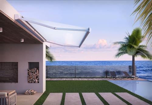 Tenda da Sole a Bracci Estensibili a Scomparsa Totale Tempotest Parà, Personalizzabile, Motorizzata con Telecomando o Manuale, Tenda Balcone, Fissaggio a Parete o Soffitto (L. 300 cm X S. 210 cm)