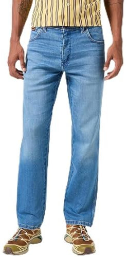 Wrangler Men's Texas Jeans, Wagon Wheel, 31W / 34L