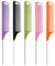 LAWALEISHE 5pcs Hair Tail Comb, Steel Hair Tail Comb, Haircut Parting Comb, Salon Rattail Parting Comb,Hairdressing Comb, ABS Styling Comb,Anti-Static Hair Comb