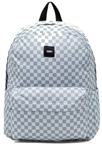 Gray Olive Check Backpack by Vans