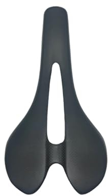 PURYN 3D Printed Shock-Absorbing Bike Saddle - Ultralight Carbon Fiber Hollow Breathable Seat Cushion, Versatile for MTB Gravel Road Bicycle Cycling(Matte 3K Saddle)