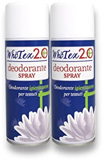 HOME PRO Deo Whitex 2.0 Spray Igienizzante Deodorante Ambiente Tessuti Assorbiodori Profumatori Armadio E Cassetti Elimina Odori Profumatore Auto Vestiti 2x400ml