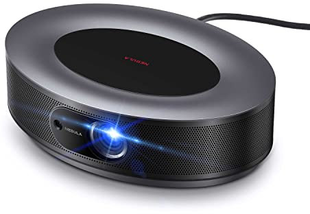 NEBULA 1080p Video Projector, NEBULA by Anker Cosmos Full HD 1080p Home Entertainment Projector, Outdoor Projector, Android TV 9.0, 4K Supported, Black