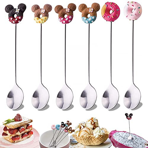 Cucchiaini Da Caffè Particolari, 6 Pezzi Cucchiaini Da Dolce, Cucchiaino, Cucchiaino Da Dessert In Acciaio Inossidabile Per Dessert, Caffè, Tè, Cocktail