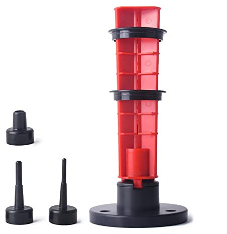 DONGKER Befiederungsgerät, Einstellbar Bogenschießen Fletching Jig, Zylindrische Befiederungswerkzeug mit Skala für DIY Bogenschießen Pfeile Federn Flügel