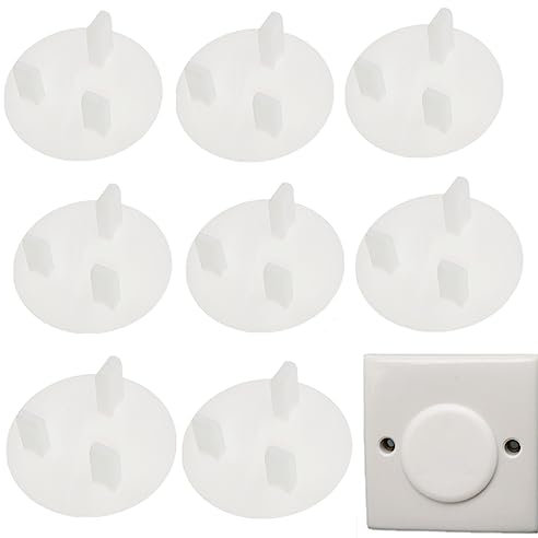 ZHIYE Plug Socket Covers UK, 24 Packs Baby Child Safety Socket Covers Guards Caps Tight Grip Socket Protector for Children Safety Protection at Home and School