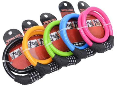 Yardwe Kabelschloss Mit Passwort-kombination Für Kettenschloss Kabel Und Stabile Stahlkonstruktion