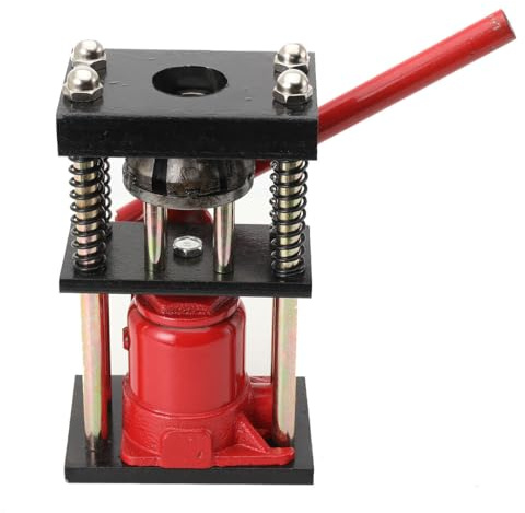Lfhelper Manual Hydraulic Bottle Jack Hose Crimper 6 Tons 6 Teeth Hose Pressing Hydraulic Clamping Tools Hydraulic Hand Tool For Crimping 0.51”-0.79”(13-20 mm) PVC Rubber Hose