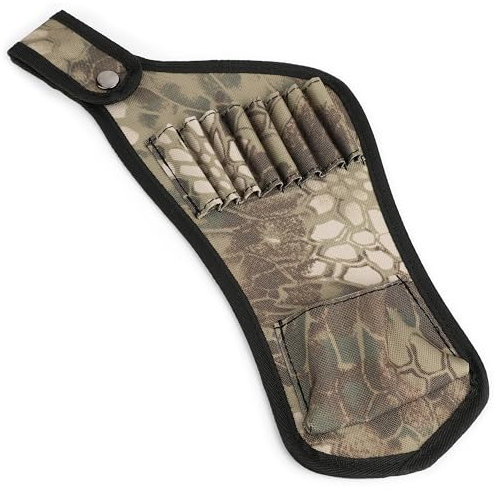 SHARROW Bogenschießen Pfeile Köcher Armbrustbolzen Pfeilköcher Taille Aufgehängt Hip Köcher Camouflage Pfeilhalter für 8 Stück Armbrustpfeile Carbonpfeile (Camo 2)
