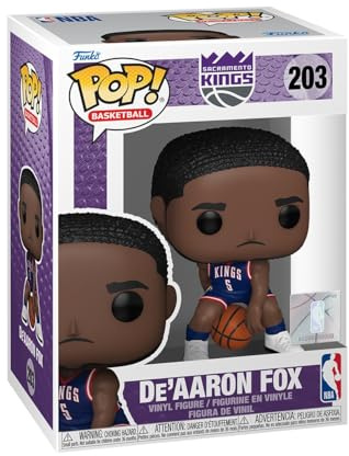 Funko Pop! NBA: Kings - De'Aaron Fox - (City Edition 24) - Vinyl Collectible Figure - Gift Idea - Official Merchandise - Toy for Children and Adults - Sports Fans - Model Figure for Collectors