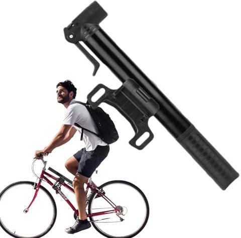 Hailerio Luftpumpe, manueller Reifenfüller, Reifenpumpe, Luftpumpe, Hochdruck-Rahmenpumpe für Rennräder und Mountainbikes