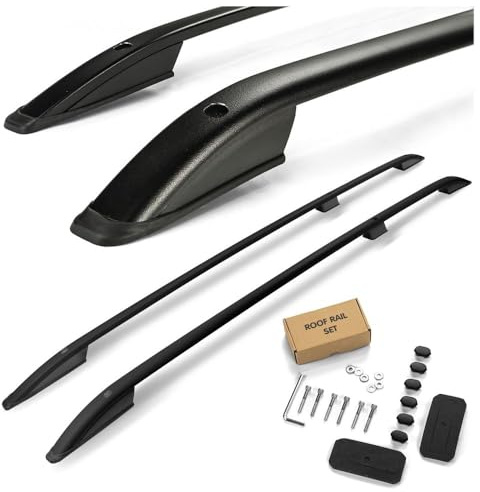CHROMEMASTER | Barre da Tetto, Rail Tetto Compatibile con Toyota Proace City L2 LUNGO 2020+; Sono Utilizzate per il Montaggio di Portapacchi, Box da Tetto o Portabiciclette | Costruzione in Alluminio