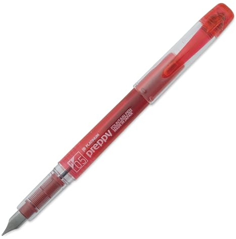 Platinum Preppy Fountain Pen 05 Medium Red
