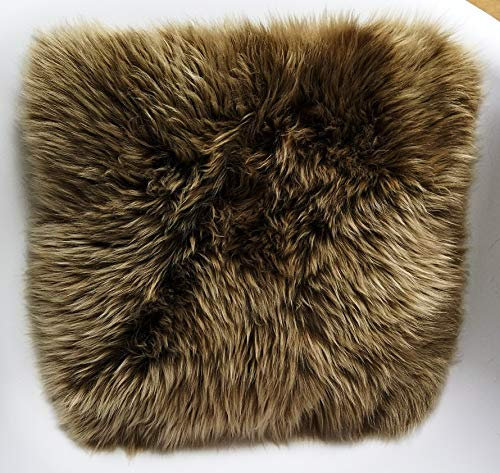 Reissner Lammfelle | NADI-30-CAP | Echtes Schaffell | hochwollig | quadratisch | 30x30cm Cappuccino