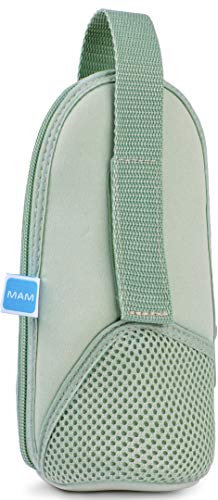 MAM Borsa termica con strato isolante, borsa termica mantiene i liquidi caldi e freddi, borsa termica per molte bottiglie, verde