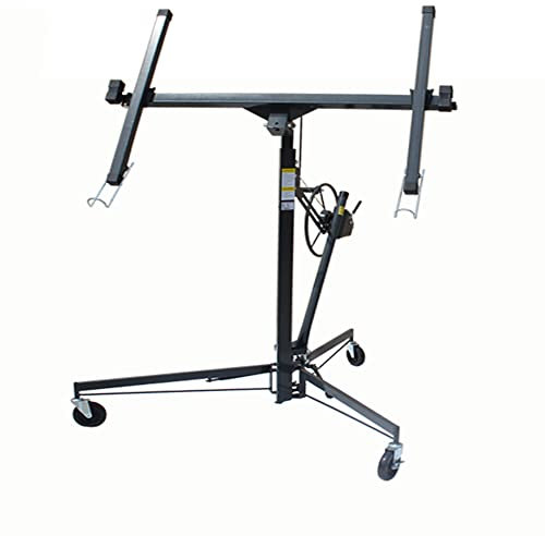 Panana Heavy Duty 11ft Plasterboard Lifter, Portable Drywall Lift with Wheels, 68kg Capacity Panel Hoist, Mobile Plasterboard Jack for Ceiling & Wall Panels (One-Person Operation)