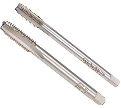 QUARKZMAN Gewindefräser M8 x 1,25 M10 x 1,5 metrisch H2 Genauigkeit 3 gerade Nuten HSS