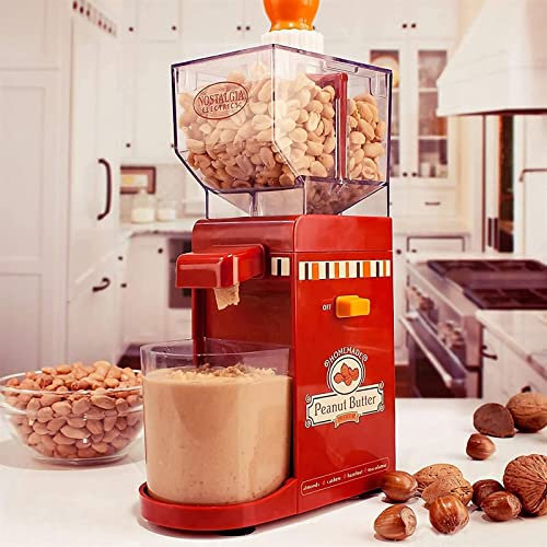 WlP 110V-220V Home Peanut Butter, Almonds Peanut Butter Maker Machine Electric Grinding Mechanism Food Processor for Coffee Grinder Machine Butter Machin Grinder Cashew