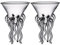 ABOOFAN 2pcs Jellyfish Cup Tiki Glasses Drinking Glasses Water goblets Glass Tall Cup Glass Martini Cup Octopus Wine Glass Cocktail Clear Glass Cups Kitchen gaskets Bride Wine Set Cool