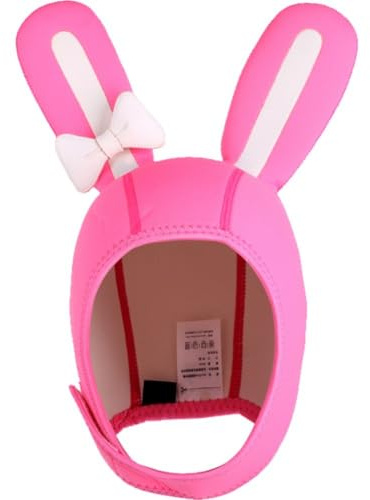 Cute Bunny Ears Traje De Neopreno Capucha De Neopreno para Buceo para Mujeres Y Niños, Gorro De Buceo Gorro Térmico para Surfear Y Nadar